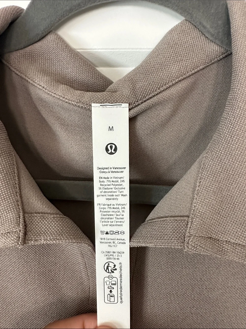 Lululemon Softstreme Pique Collared Top
